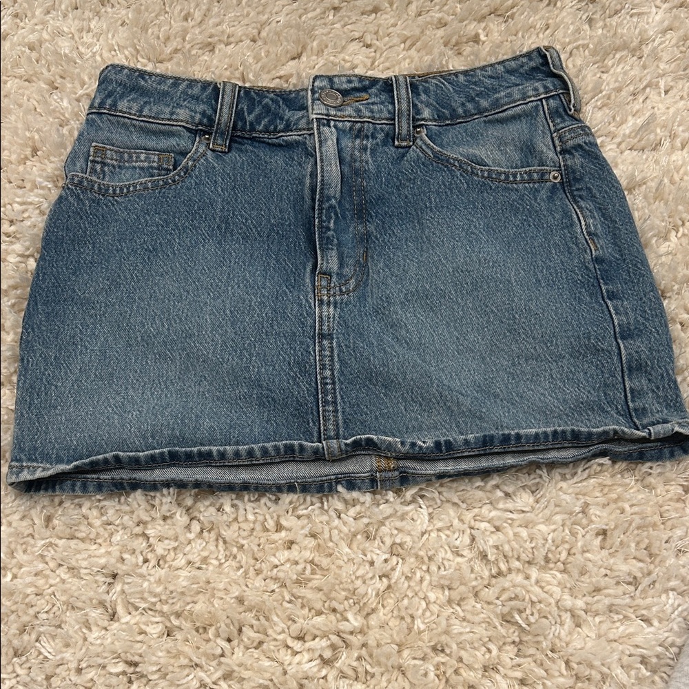 PacSun Blue Denim Mini Skirt